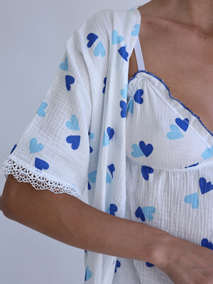 Купить Муслиновый комплект тройка с кружевом LINGERIE 170717 в Украина в Lingerie.ua - Одяг для дому та відпочинку, Фото 15