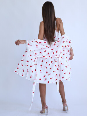 Купить Муслиновый комплект тройка с кружевом LINGERIE 170717 в Украина в Lingerie.ua - Одяг для дому та відпочинку, Фото 7