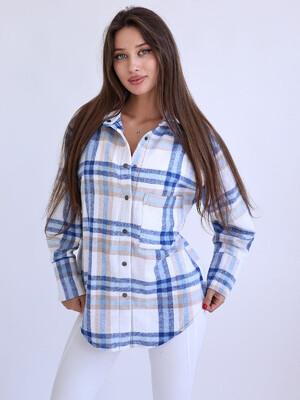 Купить Теплая фланелевая рубашка в клетку LINGERIE 170732 в Украина в Lingerie.ua - Одяг для дому та відпочинку, Фото 6