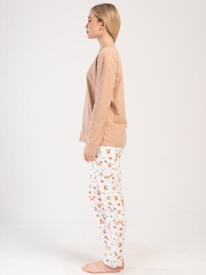 Купить Хлопковый домашний комплект с брюками VIENETTA 4040285103 в Украина в Lingerie.ua - Одяг для дому та відпочинку, Фото 3