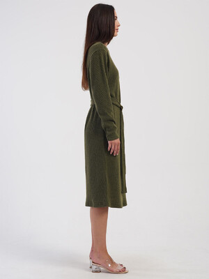 Купить Вязаное платье с поясом VIENETTA 4050540000 в Украина в Lingerie.ua - Одяг для дому та відпочинку, Фото 3