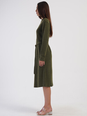 Купить Вязаное платье с поясом VIENETTA 4050540000 в Украина в Lingerie.ua - Одяг для дому та відпочинку, Фото 4