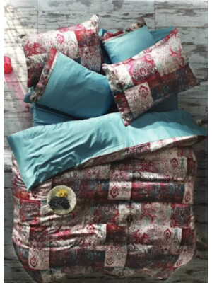 Купить Двуспальный комплект постельного белья ZEBRA CASA Crash Saten SIMENA в Украина в Lingerie.ua - Одяг для дому та відпочинку, Фото 1