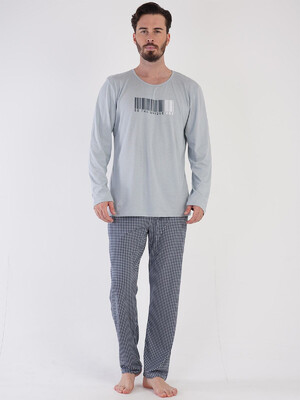 Купить Хлопковый домашний костюм с длинным рукавом VIENETTA MAN 3050326331 в Украина в Lingerie.ua - Одяг для дому та відпочинку, Фото 6