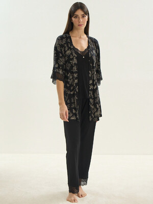 Купить Домашний женский комплект тройка из вискозы SEVIM 15100 в Украина в Lingerie.ua - Одяг для дому та відпочинку, Фото 1