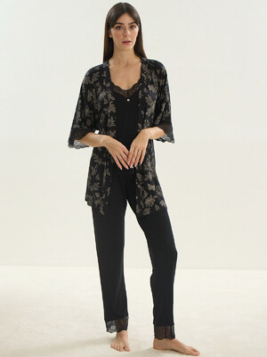 Купить Домашний женский комплект тройка из вискозы SEVIM 15100 в Украина в Lingerie.ua - Одяг для дому та відпочинку, Фото 9