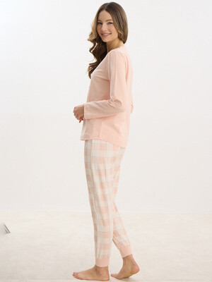 Купить Бавовняний домашній комплект із довгим рукавом SEVIM 16224 в Украина в Lingerie.ua - Одяг для дому та відпочинку, Фото 3