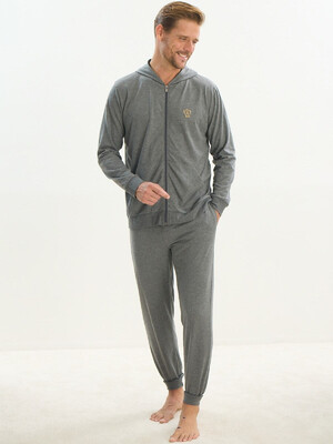 Купить Бавовняний комплект з кофтою на блискавці SVMAN 9544 в Украина