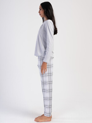 Купить Хлопковый домашний комплект с брюками VIENETTA 4031440268 в Украина в Lingerie.ua - Одяг для дому та відпочинку, Фото 3