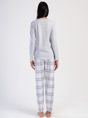 Купить Хлопковый домашний комплект с брюками VIENETTA 4031440268 в Украина в Lingerie.ua - Одяг для дому та відпочинку, Фото 4