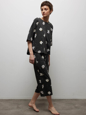 Купить Хлопковый домашний комплект с капри HAYS 40245 в Украина в Lingerie.ua - Одяг для дому та відпочинку, Фото 2