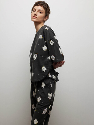 Купить Хлопковый домашний комплект с капри HAYS 40245 в Украина в Lingerie.ua - Одяг для дому та відпочинку, Фото 7