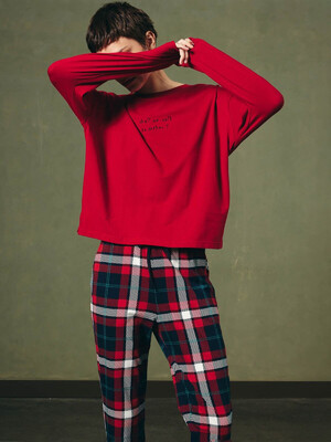 Купить Женский домашний костюм с брюками в клетку HAYS 40326 в Украина в Lingerie.ua - Одяг для дому та відпочинку, Фото 2