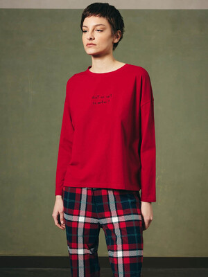 Купить Женский домашний костюм с брюками в клетку HAYS 40326 в Украина в Lingerie.ua - Одяг для дому та відпочинку, Фото 4