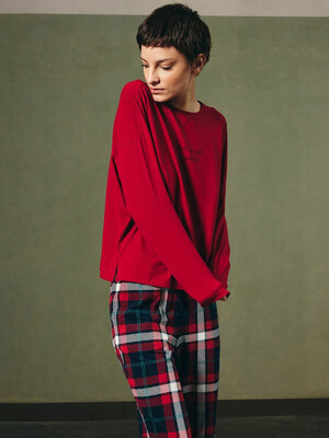 Купить Женский домашний костюм с брюками в клетку HAYS 40326 в Украина в Lingerie.ua - Одяг для дому та відпочинку, Фото 7