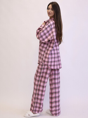 Купить Фланелева класична піжама в клітинку LINGERIE 170736 в Украина в Lingerie.ua - Одяг для дому та відпочинку, Фото 20