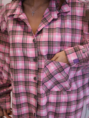 Купить Фланелева класична піжама в клітинку LINGERIE 170736 в Украина в Lingerie.ua - Одяг для дому та відпочинку, Фото 23