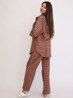 Купить Фланелева класична піжама в клітинку LINGERIE 170736 в Украина в Lingerie.ua - Одяг для дому та відпочинку, Фото 24