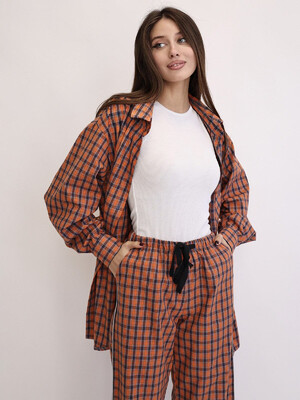 Купить Фланелева класична піжама в клітинку LINGERIE 170736 в Украина в Lingerie.ua - Одяг для дому та відпочинку, Фото 13