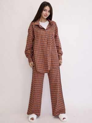 Купить Фланелева класична піжама в клітинку LINGERIE 170736 в Украина в Lingerie.ua - Одяг для дому та відпочинку, Фото 6