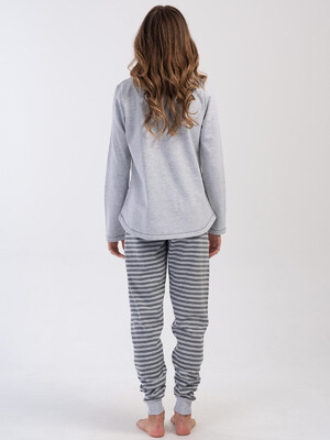 Купить Байковая женская пижама большого размера VIENETTA 4030340000 в Украина в Lingerie.ua - Одяг для дому та відпочинку, Фото 6