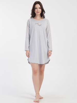 Купить Хлопковая туника с длинным рукавом VIENETTA 4032334257 в Украина