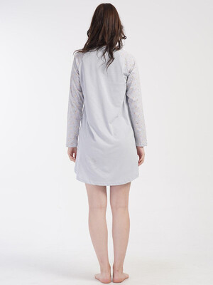 Купить Хлопковая туника с длинным рукавом VIENETTA 4032334257 в Украина в Lingerie.ua - Одяг для дому та відпочинку, Фото 6