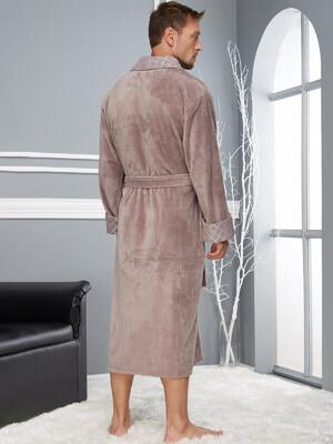 Купить Махровый длинный мужской халат NUSA 15155 в Украина в Lingerie.ua - Одяг для дому та відпочинку, Фото 2