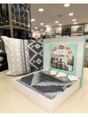 Купить Двуспальный комплект постельного белья TAC Ranforce Ferlin в Украина в Lingerie.ua - Одяг для дому та відпочинку, Фото 3