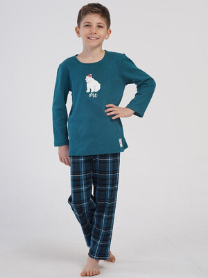 Купить Хлопковый детский домашний комплект с длинным рукавом VIENETTA KIDS 4033701024 в Украина в Lingerie.ua - Одяг для дому та відпочинку, Фото 2