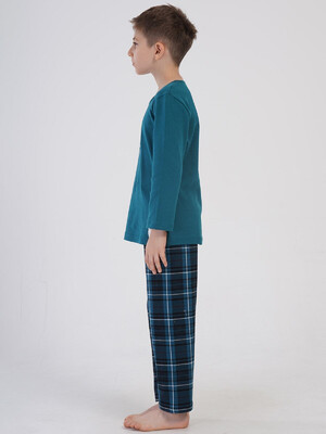 Купить Хлопковый детский домашний комплект с длинным рукавом VIENETTA KIDS 4033701024 в Украина в Lingerie.ua - Одяг для дому та відпочинку, Фото 3