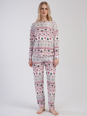 Купить Теплый домашний костюм с длинным рукавом VIENETTA 3121000000 в Украина в Lingerie.ua - Одяг для дому та відпочинку, Видео