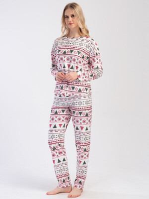 Купить Теплый домашний костюм с длинным рукавом VIENETTA 3121000000 в Украина в Lingerie.ua - Одяг для дому та відпочинку, Фото 10