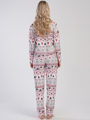 Купить Теплый домашний костюм с длинным рукавом VIENETTA 3121000000 в Украина в Lingerie.ua - Одяг для дому та відпочинку, Фото 6