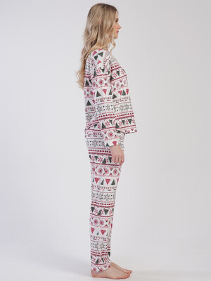 Купить Теплый домашний костюм с длинным рукавом VIENETTA 3121000000 в Украина в Lingerie.ua - Одяг для дому та відпочинку, Фото 5