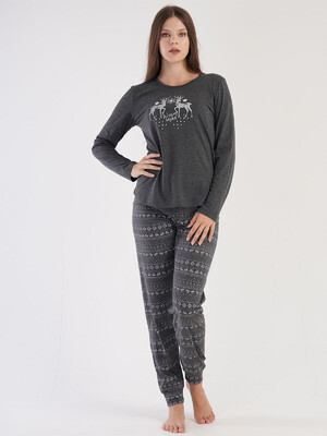 Купить Домашний комплект с длинным рукавом VIENETTA 3040901849 в Украина в Lingerie.ua - Одяг для дому та відпочинку, Видео