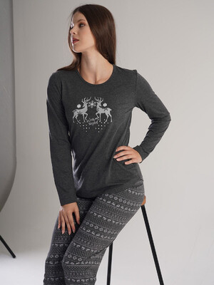 Купить Домашний комплект с длинным рукавом VIENETTA 3040901849 в Украина в Lingerie.ua - Одяг для дому та відпочинку, Фото 2