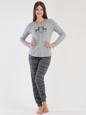 Купить Домашний комплект с длинным рукавом VIENETTA 3040901849 в Украина в Lingerie.ua - Одяг для дому та відпочинку, Фото 4