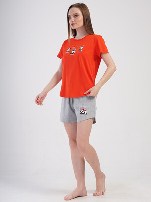 Купить Бавовняний комплект жіночий з футболки та шортів VIENETTA 4084070000 в Украина в Lingerie.ua - Одяг для дому та відпочинку, Фото 7