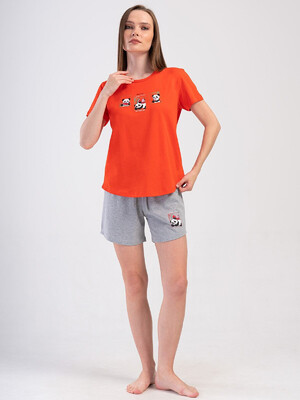 Купить Бавовняний комплект жіночий з футболки та шортів VIENETTA 4084070000 в Украина в Lingerie.ua - Одяг для дому та відпочинку, Фото 14