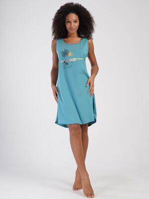 Купить Хлопковая туника большого размера без рукавов VIENETTA 4070580000 в Украина в Lingerie.ua - Одяг для дому та відпочинку, Фото 19