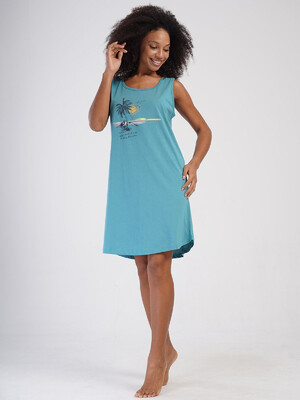 Купить Хлопковая туника большого размера без рукавов VIENETTA 4070580000 в Украина в Lingerie.ua - Одяг для дому та відпочинку, Фото 12