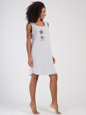 Купить Хлопковая туника большого размера без рукавов VIENETTA 4070580000 в Украина в Lingerie.ua - Одяг для дому та відпочинку, Фото 3