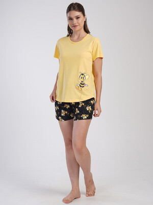Купить Бавовняний комплект із футболки та шортів VIENETTA 4041420567 в Украина в Lingerie.ua - Одяг для дому та відпочинку, Фото 2