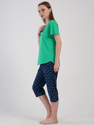Купить Хлопковый костюм из футболки и капри VIENETTA 4081590245 в Украина в Lingerie.ua - Одяг для дому та відпочинку, Фото 6