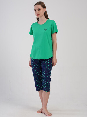 Купить Хлопковый костюм из футболки и капри VIENETTA 4081590245 в Украина в Lingerie.ua - Одяг для дому та відпочинку, Фото 8