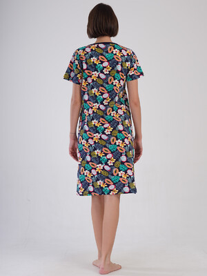 Купить Хлопковый халат женский на молнии VIENETTA 4083028286 в Украина в Lingerie.ua - Одяг для дому та відпочинку, Фото 2