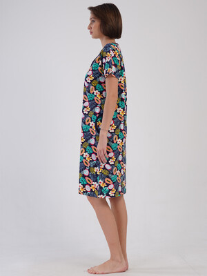 Купить Хлопковый халат женский на молнии VIENETTA 4083028286 в Украина в Lingerie.ua - Одяг для дому та відпочинку, Фото 6