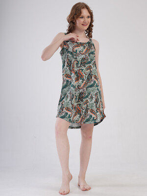 Купить Хлопковая летняя туника на тонких бретельках VIENETTA 4092160250	 в Украина