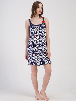 Хлопковая туника большого размера на бретельках VIENETTA 4083311158	